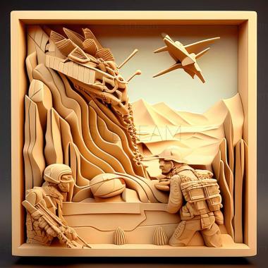 3D модель Гра Desert Strike (STL)